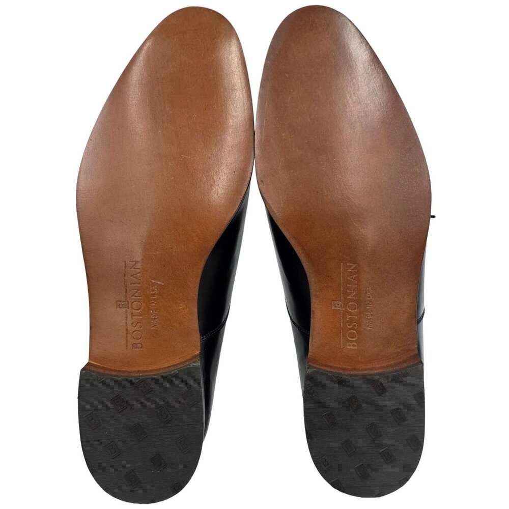 NEW Old Stock Bostonian USA Classics Black Leather Dress Shoes Mens 9M Oxfords - Picture 3 of 10